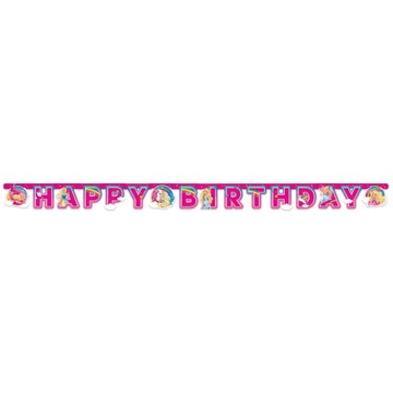 Banner Barbie Dreamtopia Happy Birthday 200x15 cm