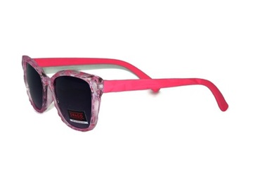 СОЛНЦЕЗАЩИТНЫЕ ОЧКИ ДЛЯ ДЕВОЧЕК, РОЗОВЫЕ, УФ-КРИСТАЛЛ