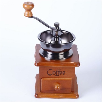 ДЕРЕВЯННАЯ РУЧНАЯ ДЕРЕВЯННАЯ МОЛОЧКА ДЛЯ ПОМОЛА КОФЕ И ПЕРЦА