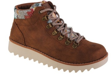 Damskie trzewiki Skechers Bobs Mountain Kiss - Alpha Star 113429-BRN r.41