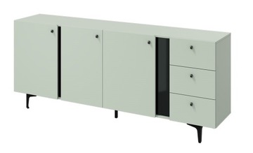 Duża komoda na nóżkach 200cm COLORUS CS-03 szałwia