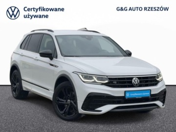 Volkswagen Tiguan II SUV Facelifting 2.0 TDI 200KM 2022 Volkswagen Tiguan 2.0 TDI SCR 4Mot R-Line DSG, Serwis ASO, Gwarancja, FV23, zdjęcie 1
