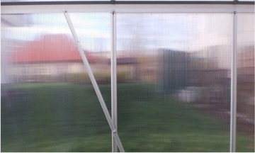 PLANTIFLEX SZKLARNIA ALUMINIOWA 250x430 +FUNDAMENT GRUBY POLIWĘGLAN-6MM