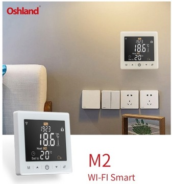 ТЕРМОСТАТ ДЛЯ ТЁПЛОГО ПОЛА WIFI НАГРЕВАТЕЛЬНЫЕ КОВРИКИ TUYA LCD 16A SMART