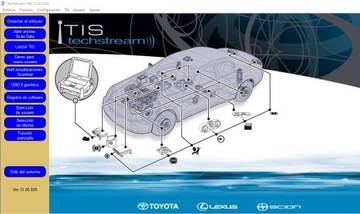 TOYOTA LEXUS MINI VCI TECHSTREAM J2534 OBD2 CD ДИАГНОСТИЧЕСКИЙ ИНТЕРФЕЙС