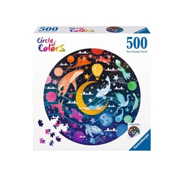 Ravensburger, Puzzle 500: Paleta kolorów. Marzenia (12000818)