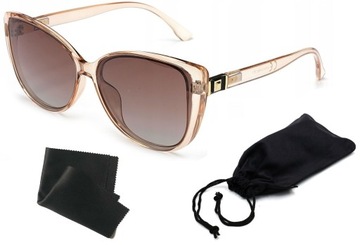 OKULARY PRZECIWSŁONECZNE DAMSKIE POLARYZACYJNE FILTR UV 400 POLARIZED