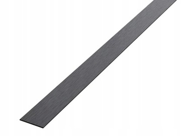 Listwa dekoracyjna I 2cm x 270cm czarny MAT BLACK