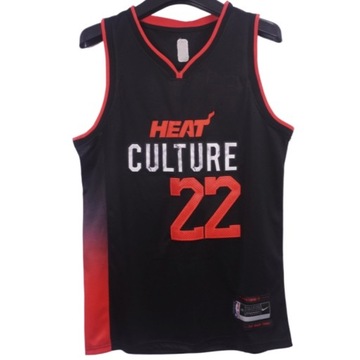 nowy sezonMęskie koszulki koszykarskie NBA Miami Heat#22 Jimmy Butler z haftem