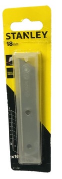 Лезвия сломанные 18мм 10шт STANLEY 0-11-301