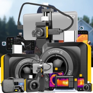 Kamera termowizyjna T2S PRO Android+Windows + Uchwyt Etui -20 do 450 stopni