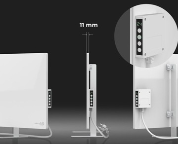 AENO Premium Eco Smart LED AGH3S 700W Wi-Fi Белый радиатор