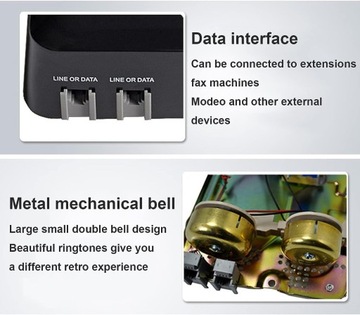 Проводной телефон старой школы, стационарный телефон