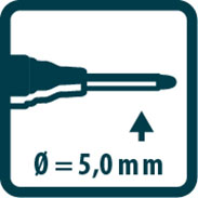 Маркер XL Маркер отверстий Pica 170/52 белый