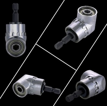 ADAPTER KĄTOWY NASADKA DO WKRĘTARKI UCHWYT KLUCZ HEX