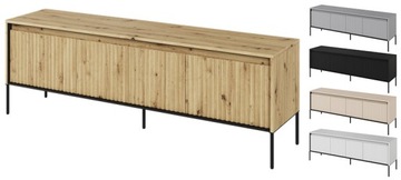 Szafka RTV TR-05 LAMELE nowoczesny system TREND