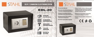 Сейф с электронным цифровым замком EDL-20