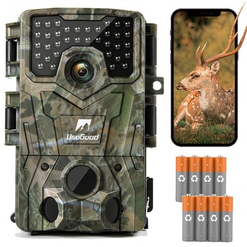 KAMERA LEŚNA FOTOPUŁAPKA MYŚLIWSKA 36MPx 4K FULL HD Z 2,0