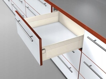 BLUM SZUFLADA METABOX WYS .150MM DŁ.400 MM KREMOWA