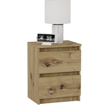 Тумбочка, комод, стол из дуба ремесленный, 40 см R-2