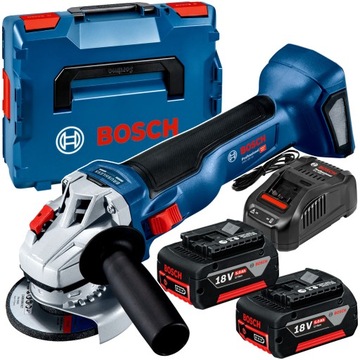 Szlifierka kątowa akumulatorowa BOSCH GWS 18V-10 06019j4004 L-Boxx 2 x 5Ah