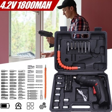 WKRĘTARKA AKUMULATOROWA ŚRUBOKRĘT WKRĘTAK WALIZKA