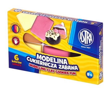 MODELINA CUKIERNICZA ZABAWA ASTRA 6 kolorów