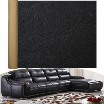 SAMOPRZYLEPNYCH ŁATEK SKÓRZANYCH FOLIA DEKORACYJNA FOLIA DO MEBLI 100X140CM