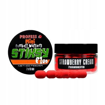PROFESS - Dumbell Wafters FLUO - TRUSKAWKOWY KREM