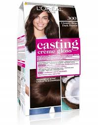 Loreal Paris Casting Creme Gloss Farba do włosów 300 Ciemny Brąz