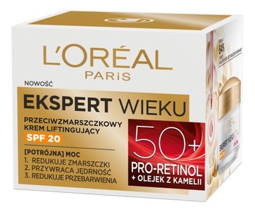 L’Oreal Ekspert Wieku krem 50+ SPF20 50 ml