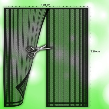 МОСКИТНАЯ СЕТКА ДЛЯ БАЛКОНА, ДВЕРИ, ОКНА, МАГНИТНЫЙ РАЗМЕР 140/150/160х210/220СМ