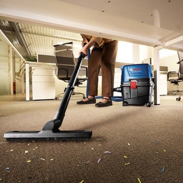 ПРОМЫШЛЕННЫЙ ПЫЛЕСОС ДЛЯ СТРОИТЕЛЬСТВА И МАСТЕРСКОЙ 1100ВТ 15Л BOSCH ГАЗ 15 ПС