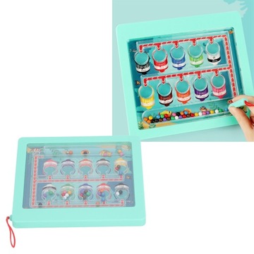 Магнитная доска-лабиринт с интерактивной сортировкой по цвету 96