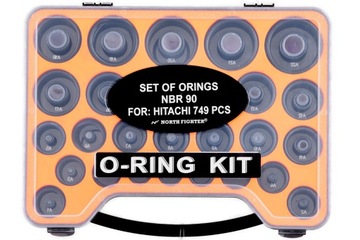 ZESTAW ORINGÓW DO MASZYN HITACHI NBR90 I INNE