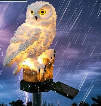 Светодиодный светильник SOLAR OWL (солнечный), декоративный IP65