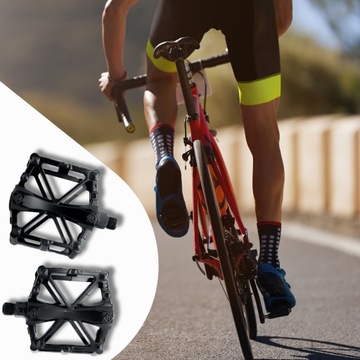 АЛЮМИНИЕВАЯ ПЛАТФОРМА MTB BMX ТРЕККИНГ НЕСКОЛЬЗЯЩИЕ ВЕЛОСИПЕДНЫЕ ПЕДАЛИ