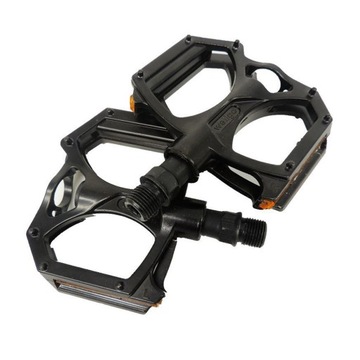 PEDAŁY ROWEROWE PLATFORMOWE ALUMINIOWE MTB CZARNE