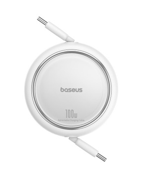 Кабель Baseus Free2Draw USB-C — USB-C, PD, 100 Вт, 1 м (белый)