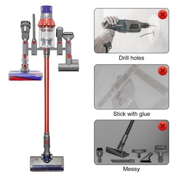 ВЕШАЛКА-ДЕРЖАТЕЛЬ-ОРГАНИЗАТОР ДЛЯ DYSON V7 8 V10 V11 V15