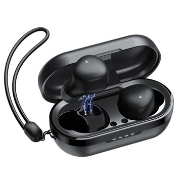 Joyroom bezprzewodowe słuchawki TWS Bluetooth 5.1 300mAh czarny