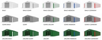 Палатка для гаража 5x10 СТАНДАРТНЫЕ ЦВЕТА