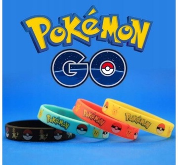 Браслет Pokemon Пикачу черный синий желтый красный