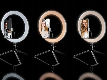 Телефонная ручка штатива со светодиодным кольцом для фотографий