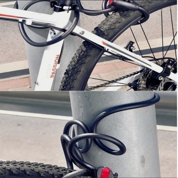 ВЕЛОСИПЕДНЫЙ ЗАМОК ЗАМОК ВЕЛОСИПЕДНЫЙ ТРОС БЕЗОПАСНОСТИ ЦЕПЬ ЗАМКА