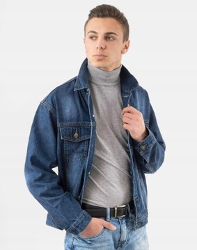 Kurtka Katana Bluza Męska Jeans Jupa 199 L granat