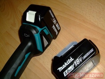 АККУМУЛЯТОРНАЯ УГЛОВАЯ ШЛИФОВАЛЬНАЯ МАШИНА 125 ММ BLDC 18 В 2*5,0 Ач MAKPA