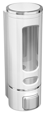 БЕЛЫЙ НАСТЕННЫЙ ДОЗАТОР МЫЛА, ГЕЛЯ, ШАМПУНЯ