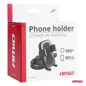 UCHWYT DO SAMOCHODU NA TELEFON SZYBĘ KOKPIT MOCNY