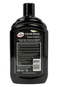 TURTLE WAX ЧЕРНЫЙ КРАСОЧНЫЙ ВОСК 500 МЛ COLOR MAGIC JET BLACK WAX EMULSION
